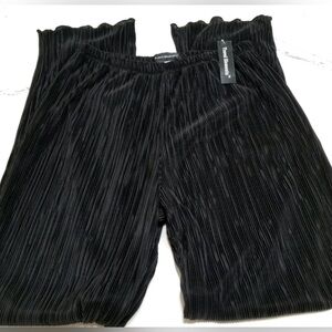 Vintage Travel Elements Black Dress Pants Size Large